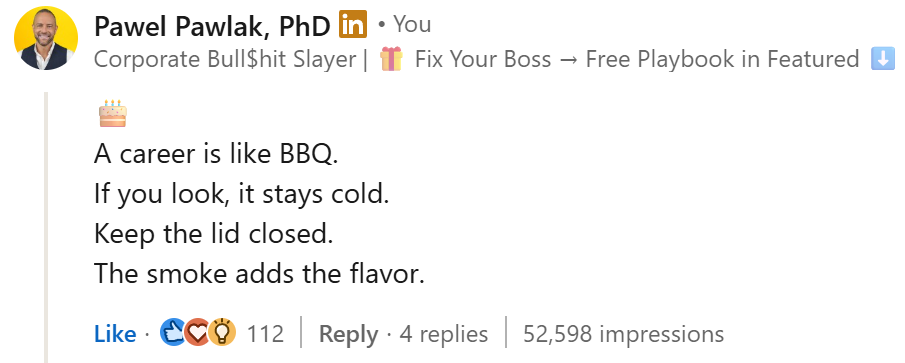 Viral comment screenshot