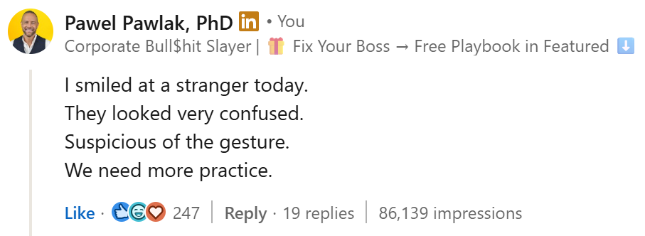 Viral comment screenshot