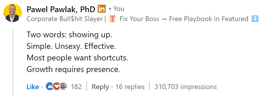 Viral comment screenshot