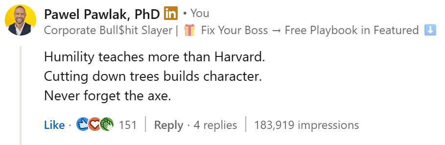 Viral comment screenshot