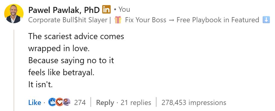 Viral comment screenshot