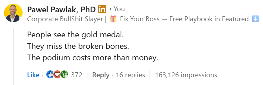 Viral comment screenshot