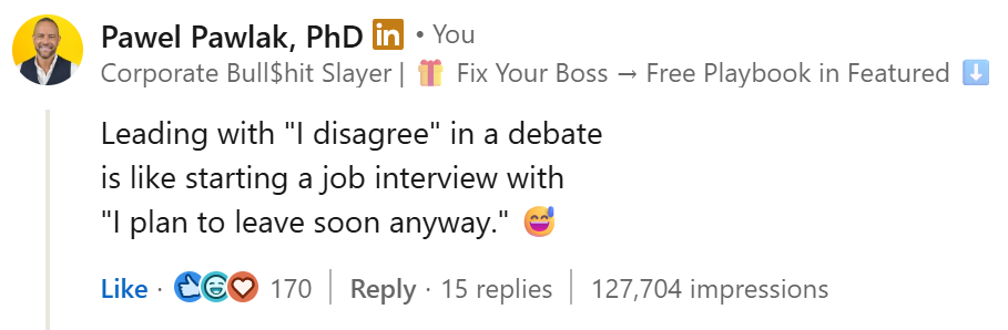 Viral comment screenshot