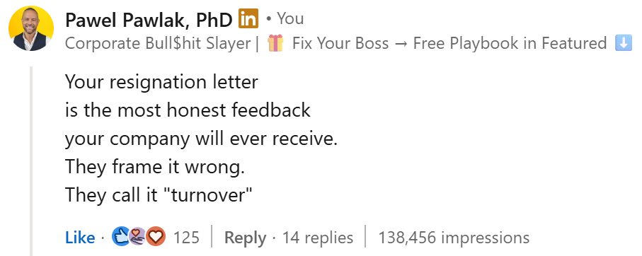 Viral comment screenshot