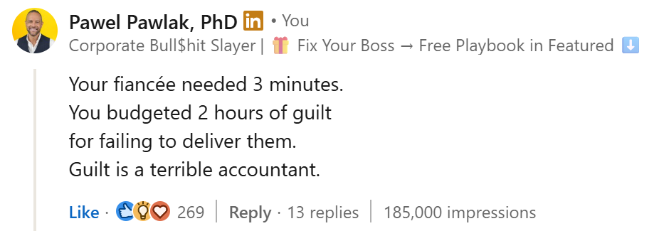 Viral comment screenshot