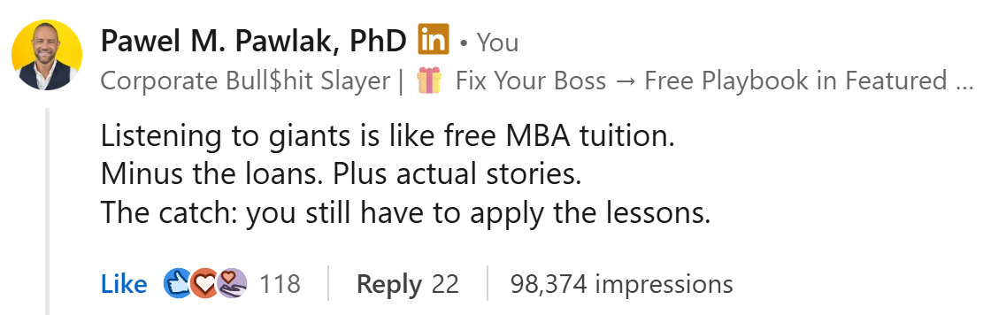 Viral comment screenshot