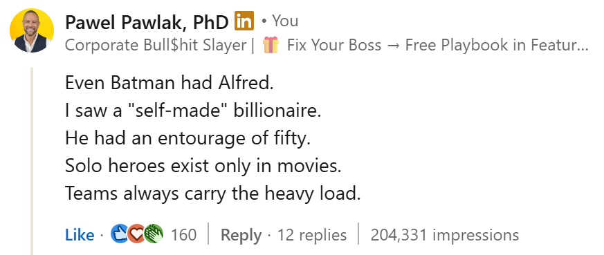 Viral comment screenshot